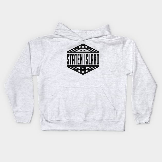 Staten Island Kids Hoodie by colorsplash